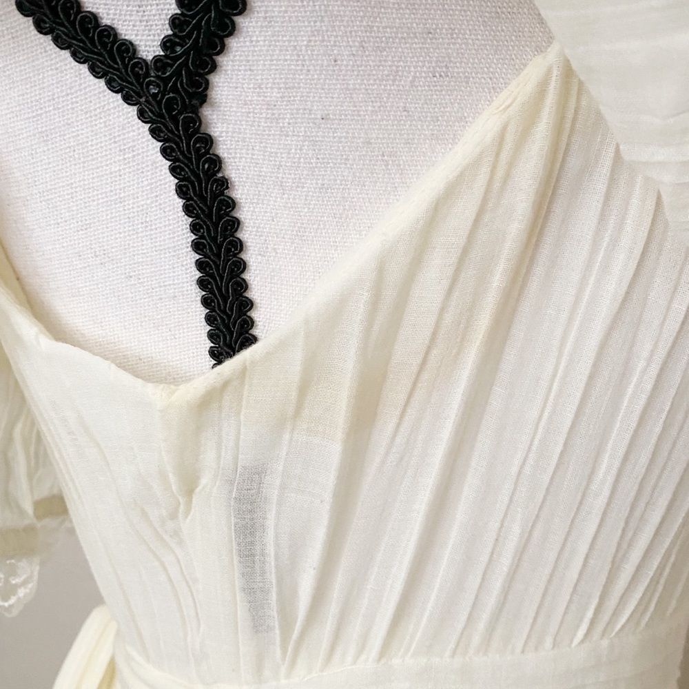 Gunne Sax Off the Shoulder Tiered Maxi Dress - Picture 10 of 13